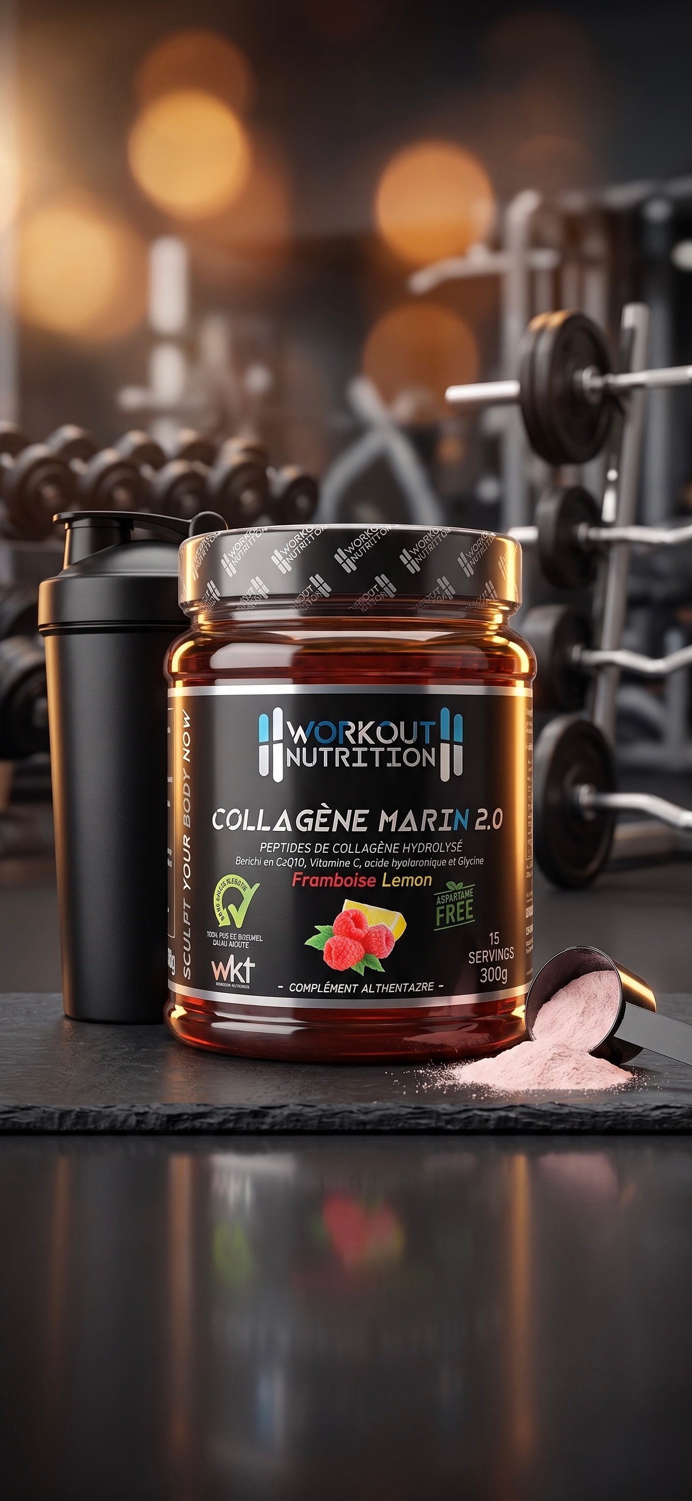 Collagène Marin 2.0 - Framboise Lemon 300g