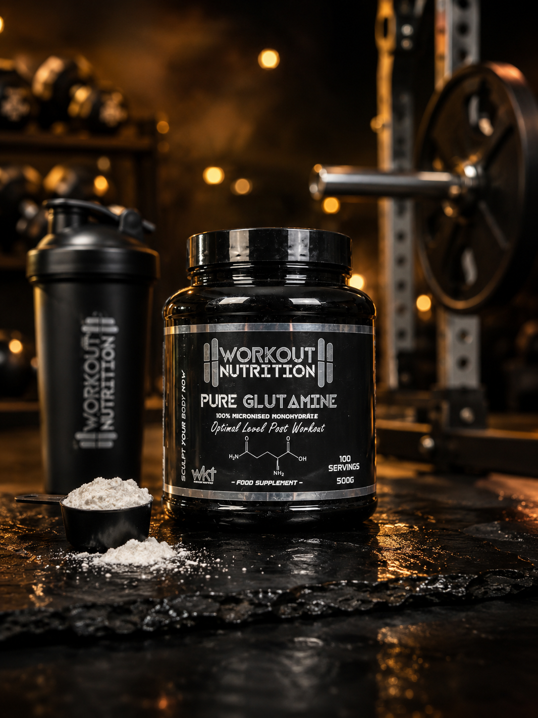 Pure Glutamine Micronisée Workout Nutrition - 500g