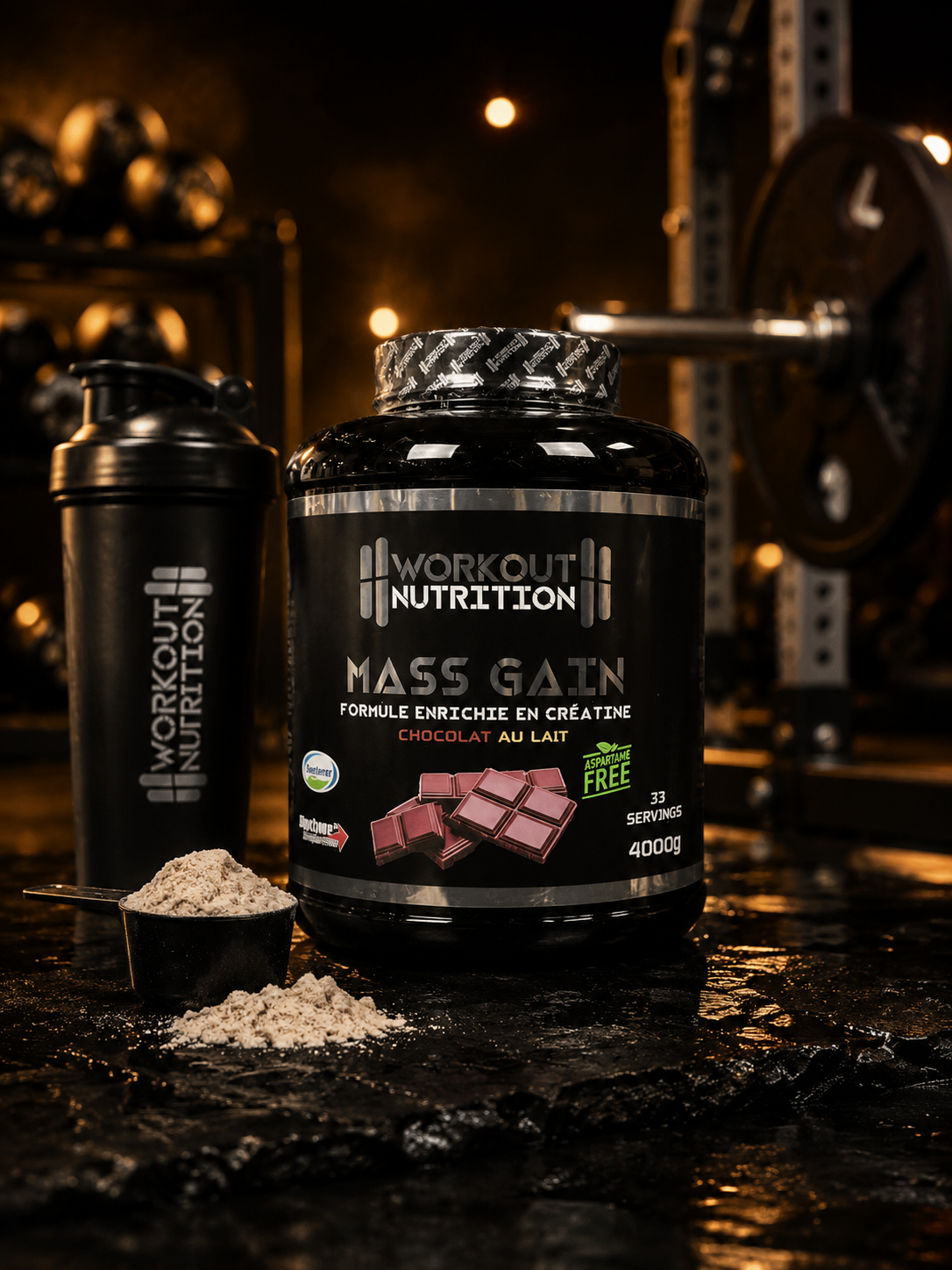 Mass Gain - Chocolat au Lait 4000g