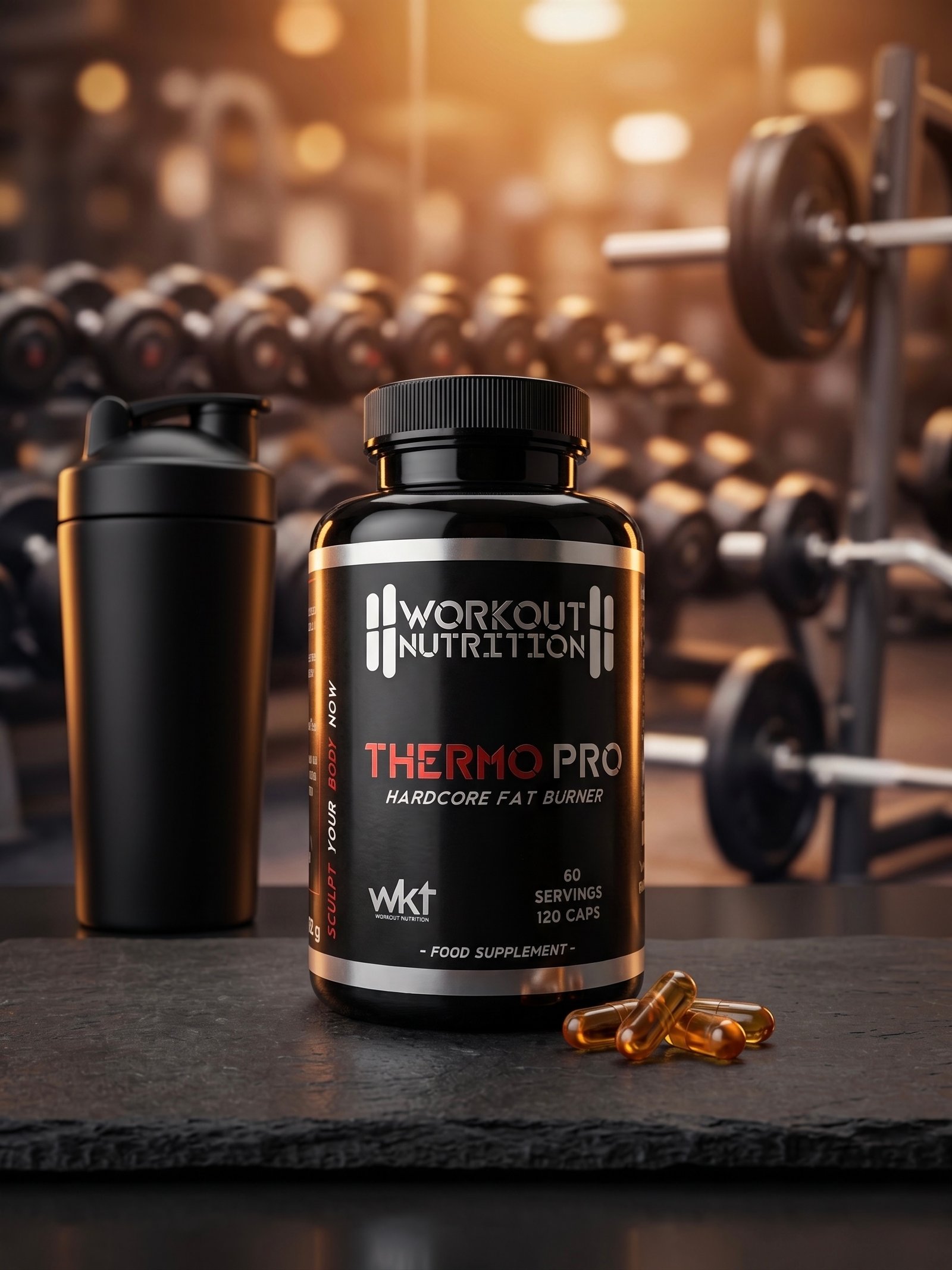 Thermo Pro Hardcore Fat Burner - 120 capsules